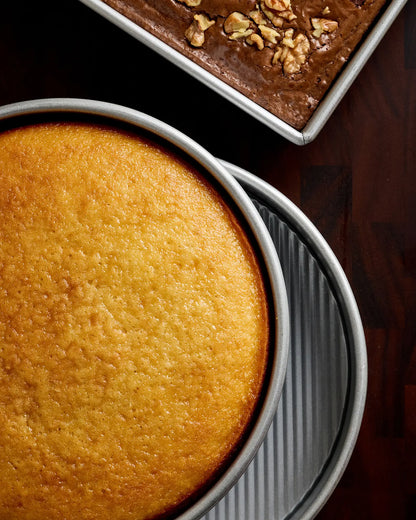 6-Pc Nonstick Steel Cake & Pie Bakeware Set by USA Pan - US 8344