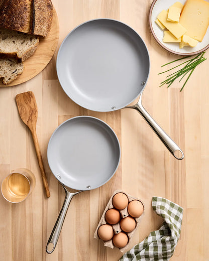 Ceramic Nonstick Frying Pan Set: 8" & 10" - US 8762