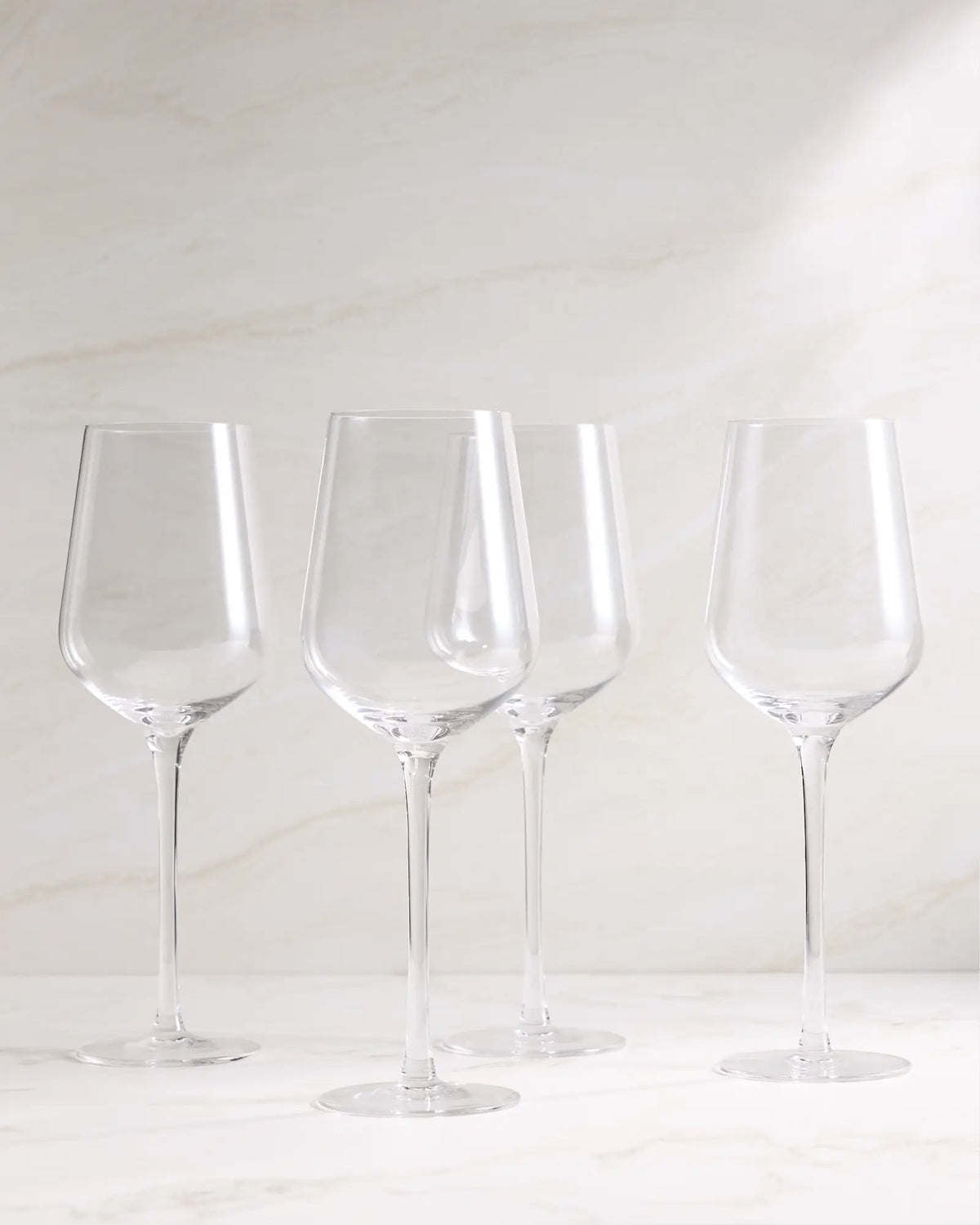 Mouth Blown White Wine Glass, Set of 4 - US 1307