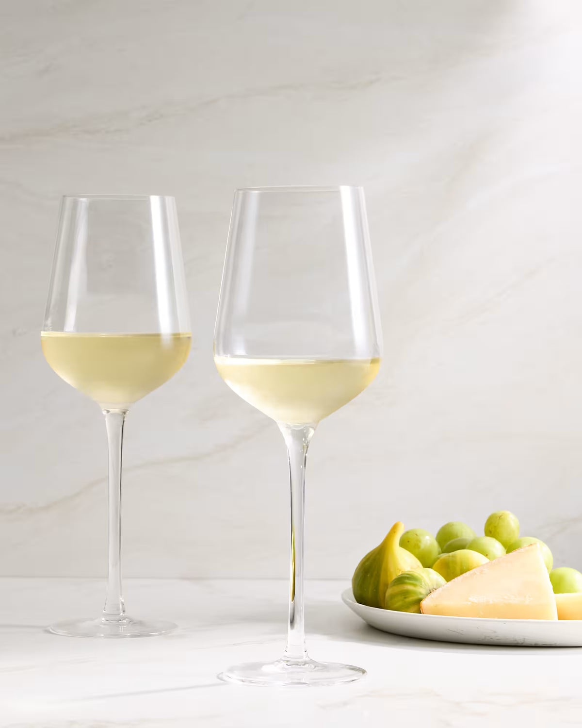 Mouth Blown White Wine Glass, Set of 4 - US 1307