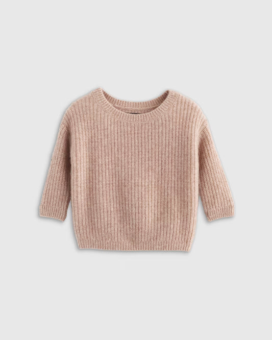 Washable Cashmere Fisherman Tunic Sweater - US 8671