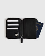 Nappa Leather RFID Zip Travel Wallet - US 1342