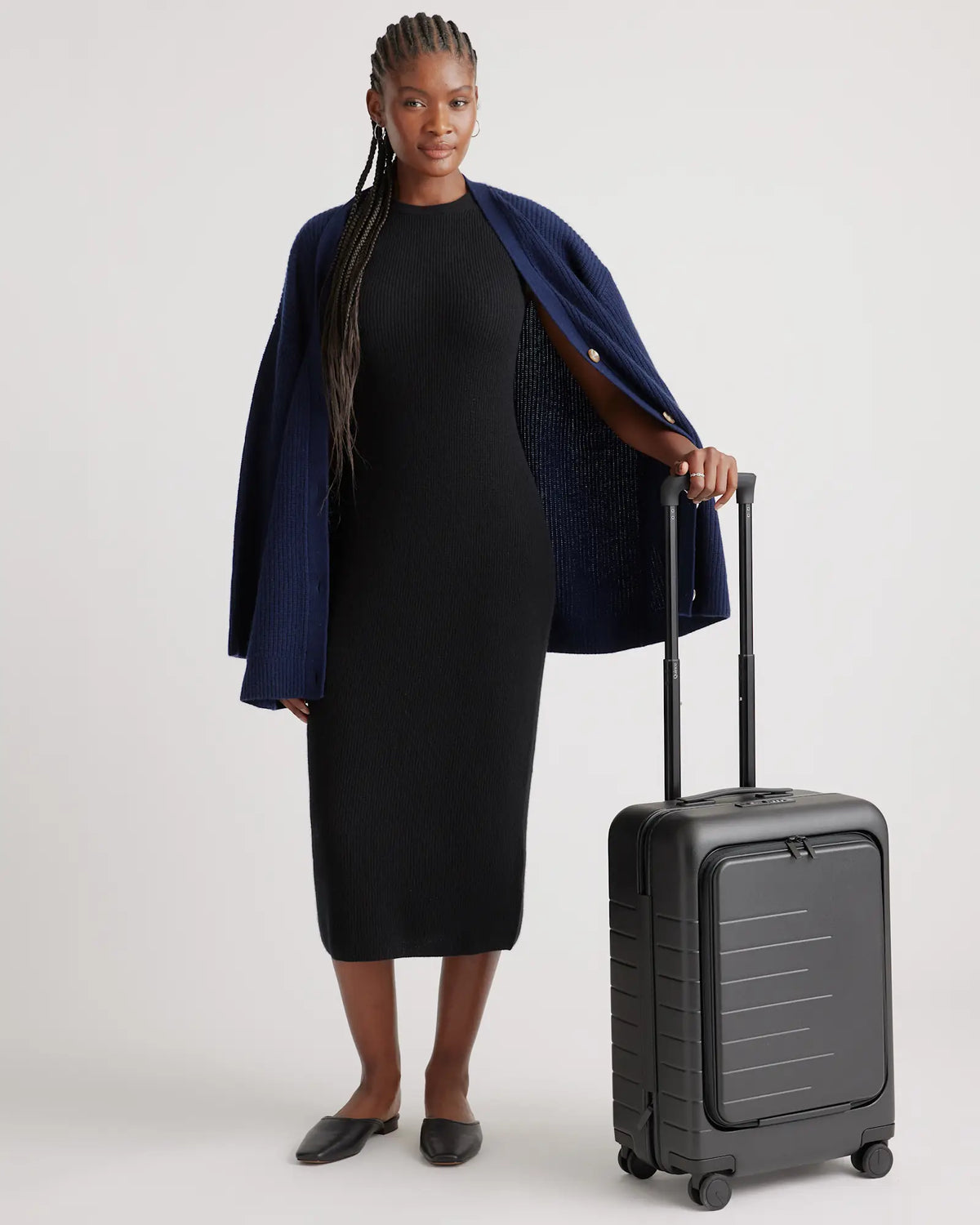 Front Pocket Carry-On Suitcase - US 7677