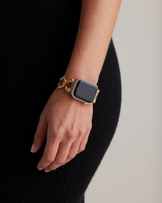 Stainless Steel Chain Link Smartwatch Band - US 6377