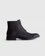 Crafted Leather Cap Toe Lace Up Boot - US 7613