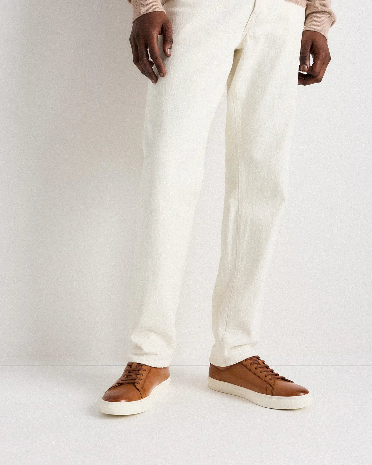 Italian Leather Everyday Sneaker - US 7769