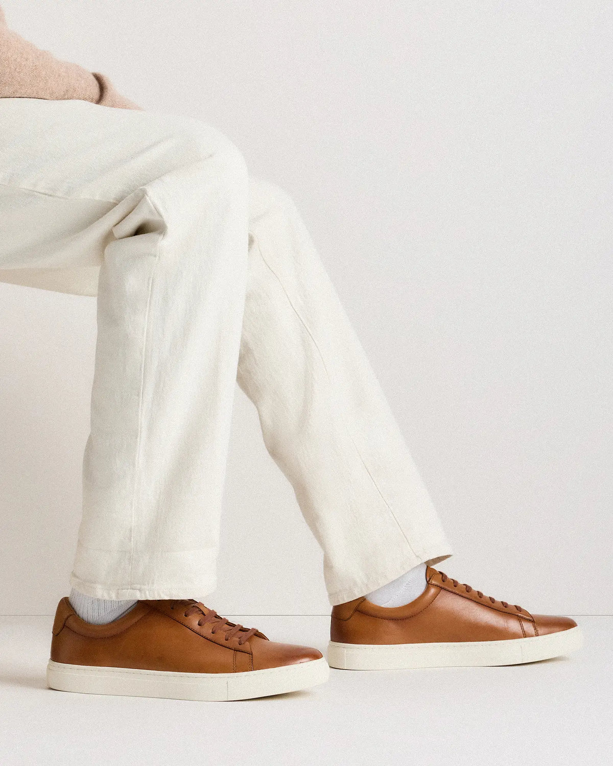 Italian Leather Everyday Sneaker - US 7769