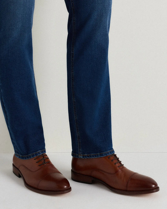 Italian Leather Cap Toe Oxford - US 7953