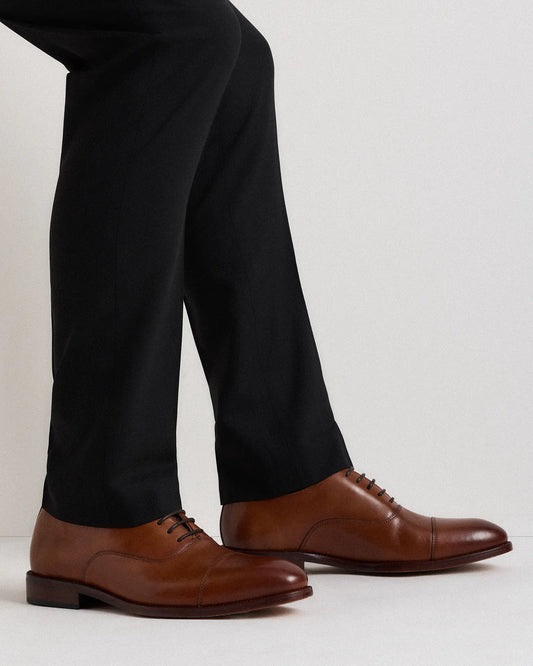 Italian Leather Cap Toe Oxford - US 5699