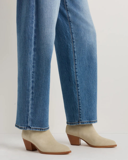 Italian Leather Western Chelsea Ankle Boot - US 8377