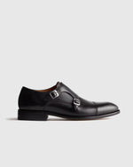 Italian Leather Monk Strap Oxford - US 7597