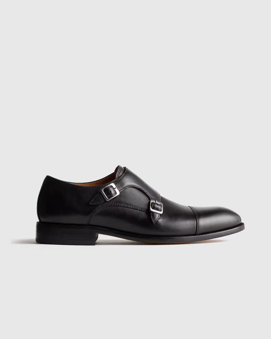 Italian Leather Monk Strap Oxford - US 7597