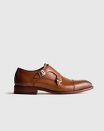 Italian Leather Monk Strap Oxford - US 1855