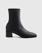 Italian Leather Stretch Sock Bootie - US 9317