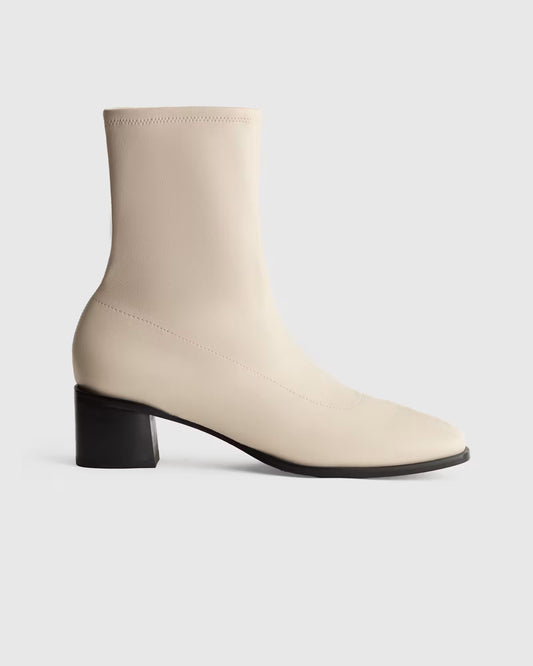 Italian Leather Stretch Sock Bootie - US 6001