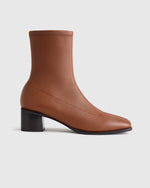 Italian Leather Stretch Sock Bootie - US 0392