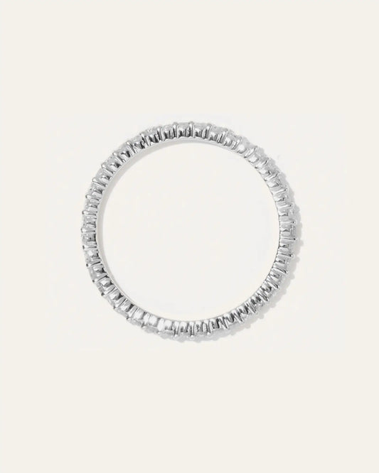 Diamond Shared Prong Eternity Band - US 4566