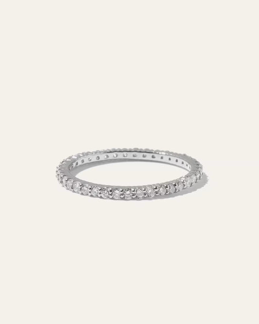 Diamond Shared Prong Eternity Band - US 4566