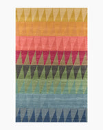 Rainbow Geo Hand-Tufted Rug - US 7515