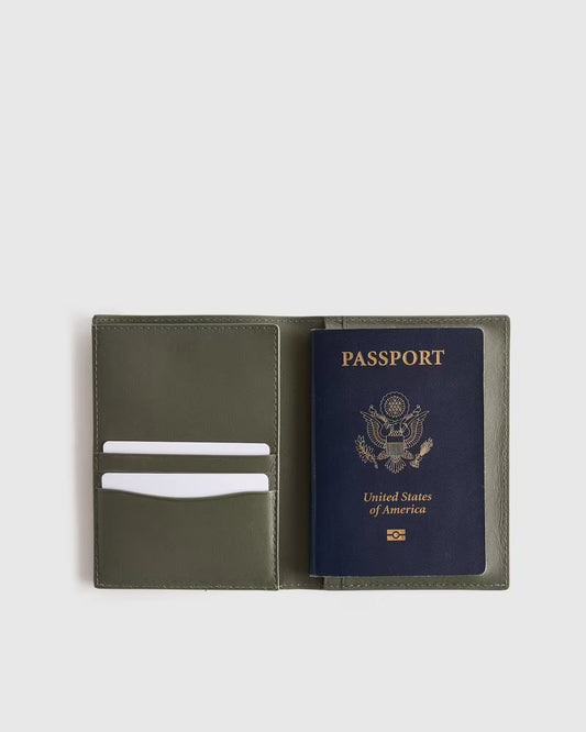 Nappa Leather RFID Blocking Passport Holder - US 3349