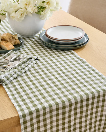 European Linen Table Runner - US 6918
