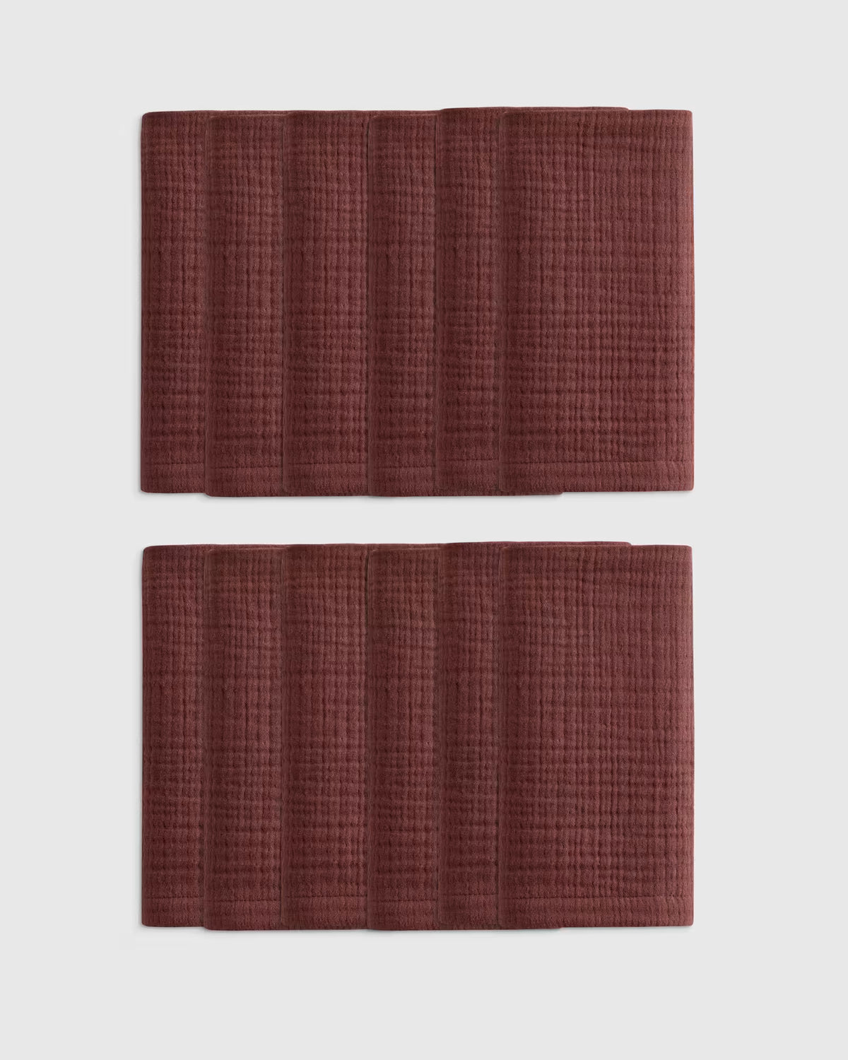 Organic Cotton Gauze Napkins, Set of 12 - US 0313