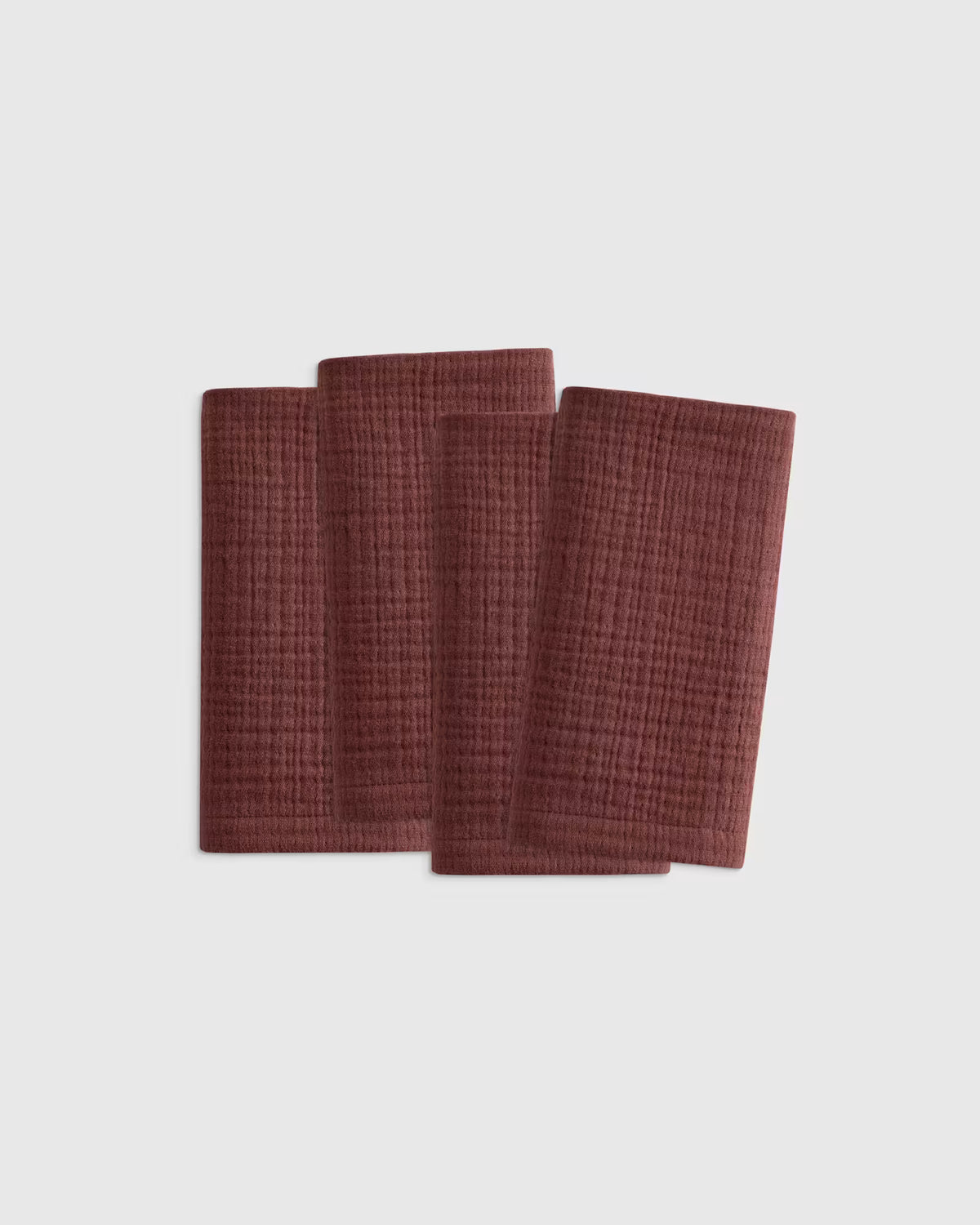Organic Cotton Gauze Napkins, Set of 4 - US 8457