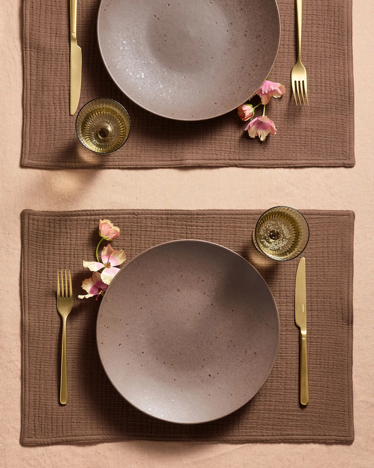 Organic Cotton Gauze Placemats (Set of 8) - US 3536