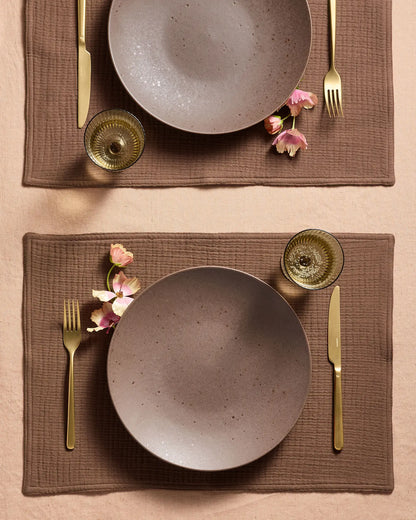 Organic Cotton Gauze Placemats (Set of 8) - US 3536