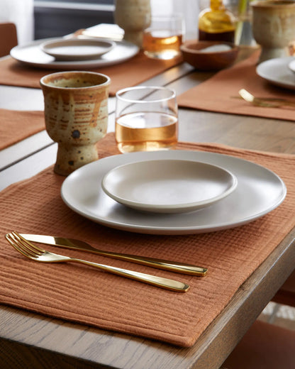 Organic Cotton Gauze Placemats (Set of 8) - US 8286