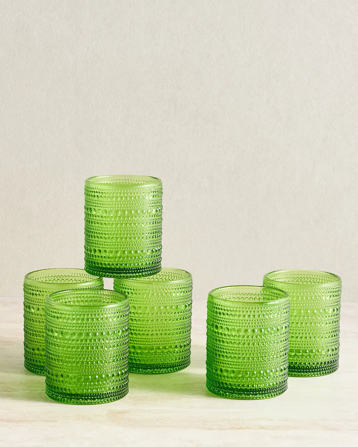 Jupiter Short Glass Tumbler, Set of 6 - US 8171