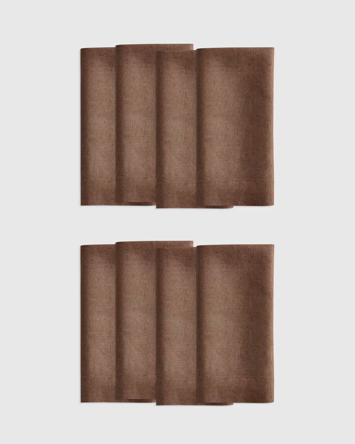 European Linen Wide-Hem Napkins, Set of 8 - US 5296