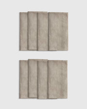 European Linen Wide-Hem Napkins, Set of 8 - US 3631