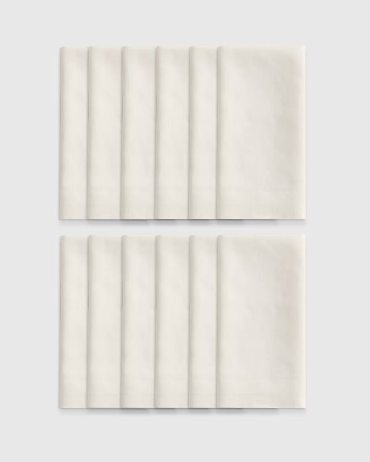 European Linen Wide-Hem Napkins, Set of 12 - US 2266