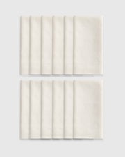 European Linen Wide-Hem Napkins, Set of 12 - US 2266