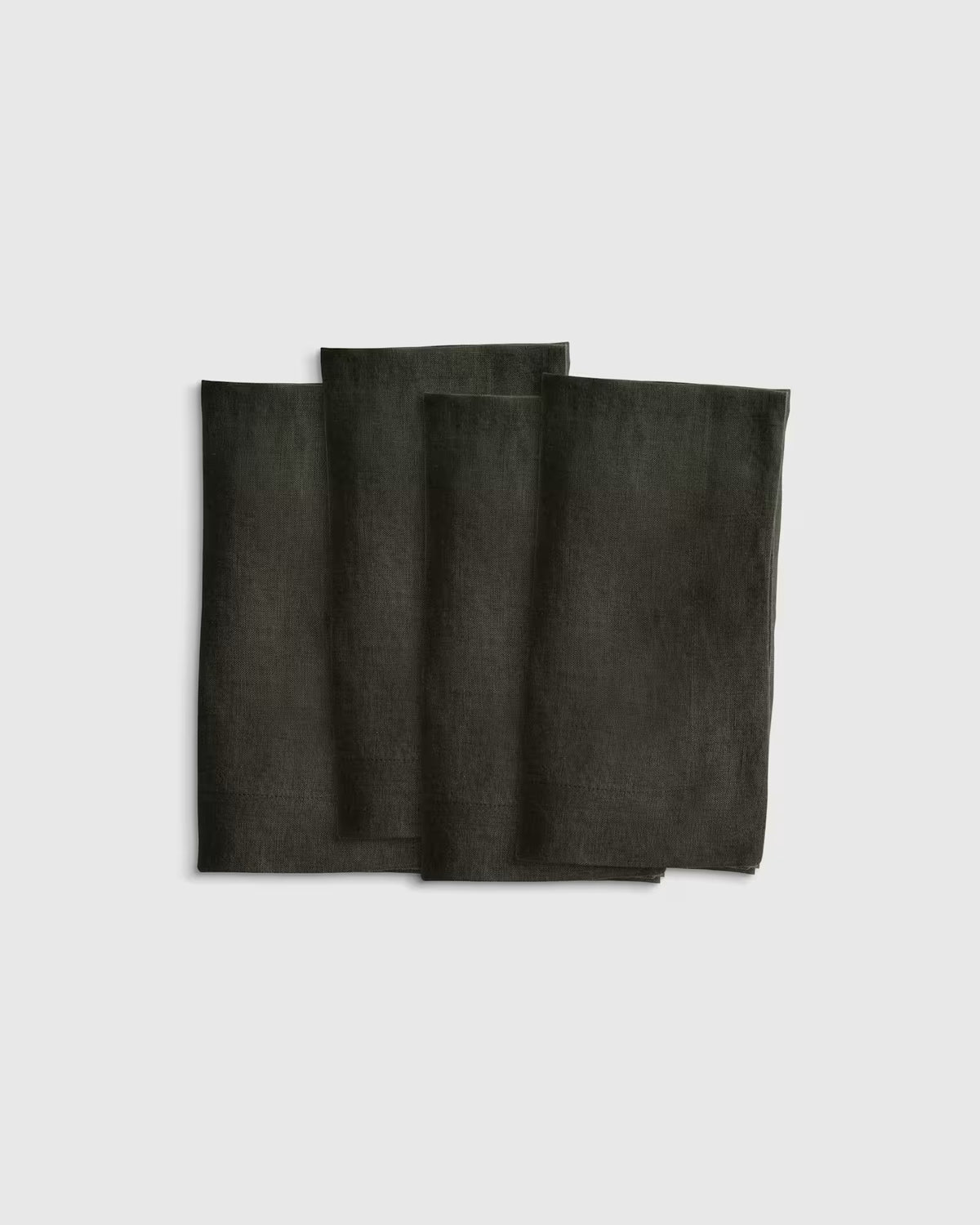 European Linen Wide-Hem Napkins, Set of 4 - US 5627