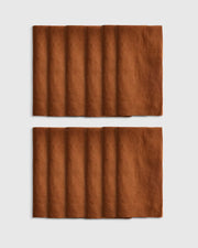 European Linen Wide-Hem Napkins, Set of 12 - US 8898
