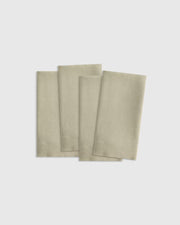 European Linen Wide-Hem Napkins, Set of 4 - US 7227