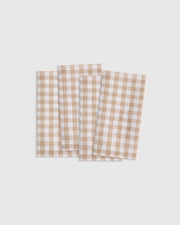 European Linen Wide-Hem Napkins, Set of 4 - US 4089