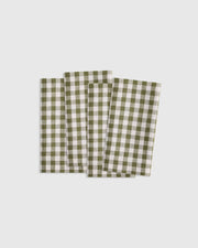 European Linen Wide-Hem Napkins, Set of 4 - US 6604