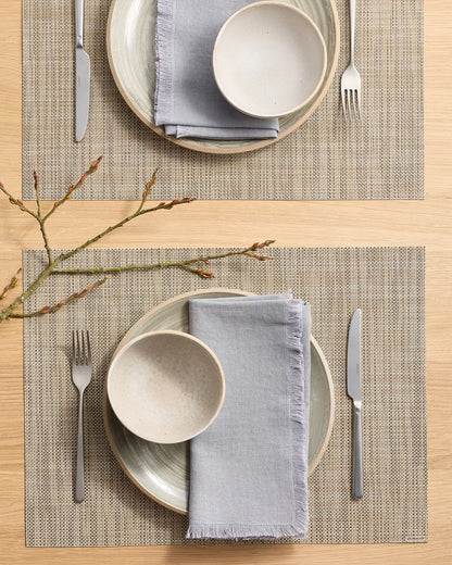 Mini Basketweave Easy-Care Rectangular Placemat, Set of 4 by Chilewich - US 7548