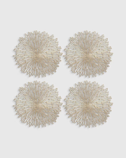 Pressed Bloom Placemats, Set of 4 by Chilewich - US 4702