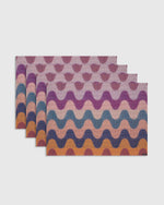 Wiggle Easy-Care Rectangular Placemat, Set of 4 by Chilewich - US 5678