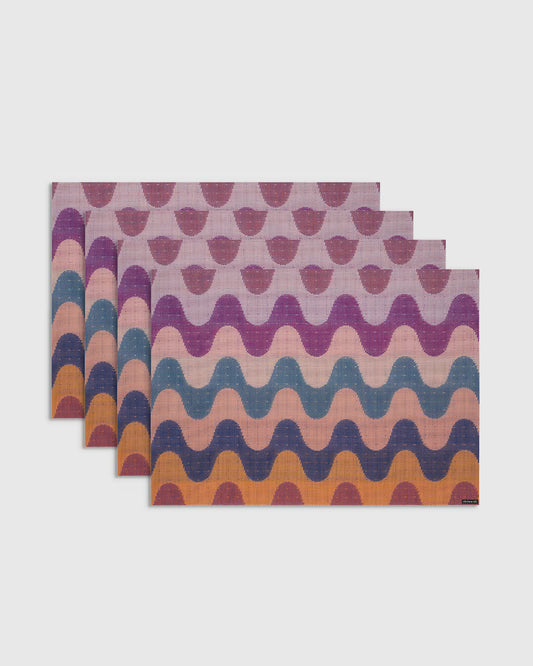 Wiggle Easy-Care Rectangular Placemat, Set of 4 by Chilewich - US 5678