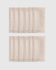 Latte/White Stripe