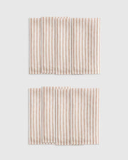 Latte/White Stripe