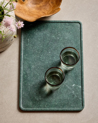 Marble Rectangular Tray - US 9755