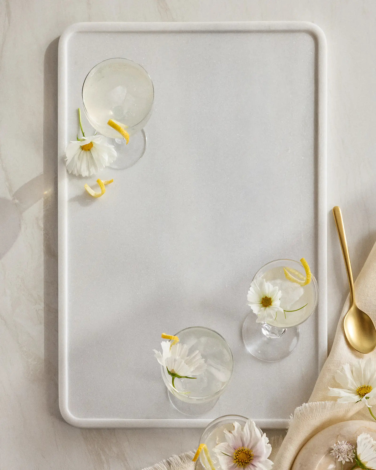 Marble Rectangular Tray - US 3472