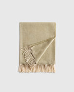 Lightweight Italian Cotton Herringbone Throw - US 9052