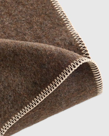 Wool Whipstitch Throw - US 8731